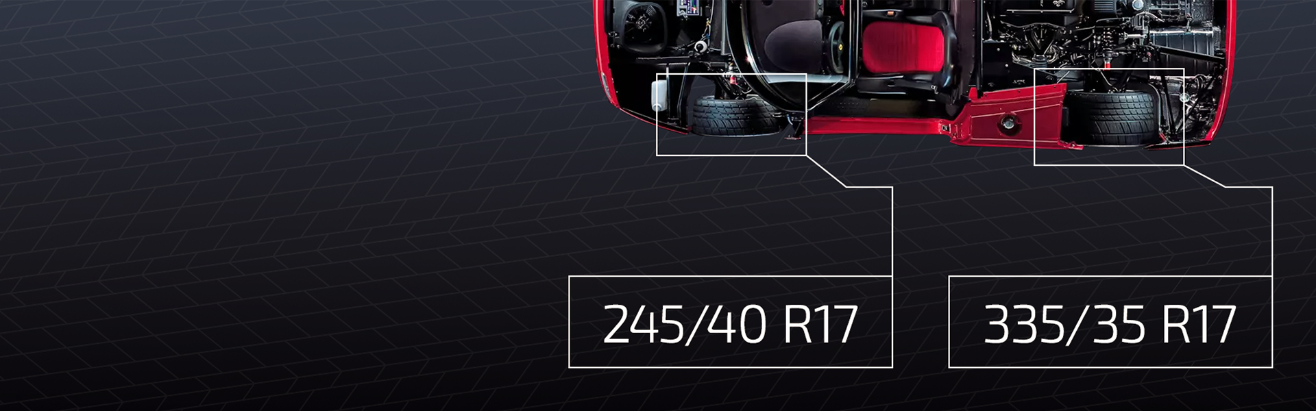 Разноширокая спарка